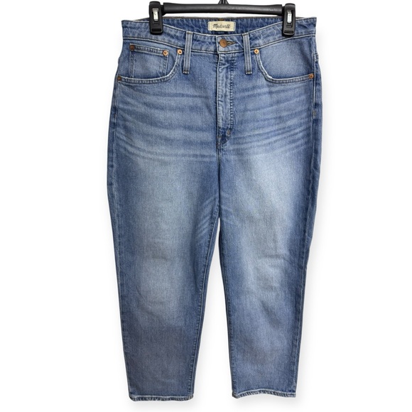 Madewell Light Blue Cropped Jeans - Picture 1 of 2